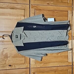 Steady clothing Vintage lounge mens xl button up shirt, NWT